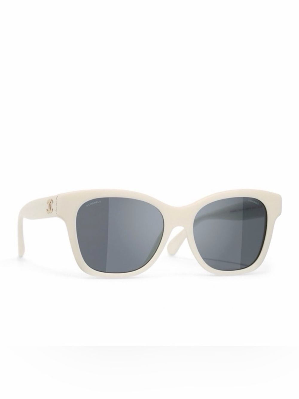 CHANEL White Pearl Sunglasses